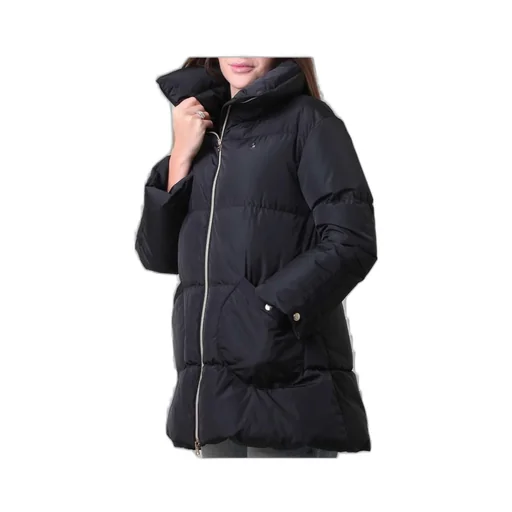 Herno Kids High-Neck Long Puffer Coat