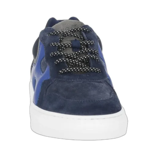 Hogan Kids Logoed Suede Sneakers