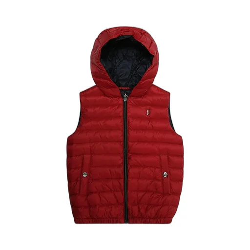 Herno Kids Logo Plaque Quilted Gilet