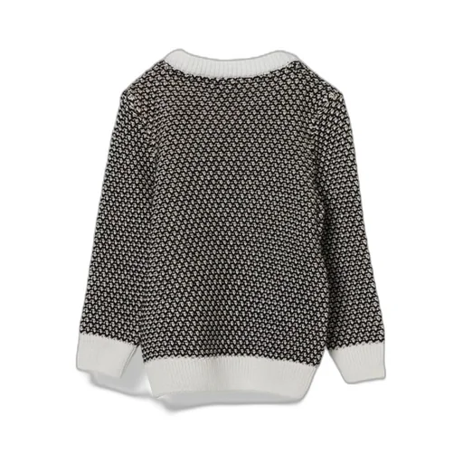 Hugo Boss Kids Textured Knit Crewneck Jumper