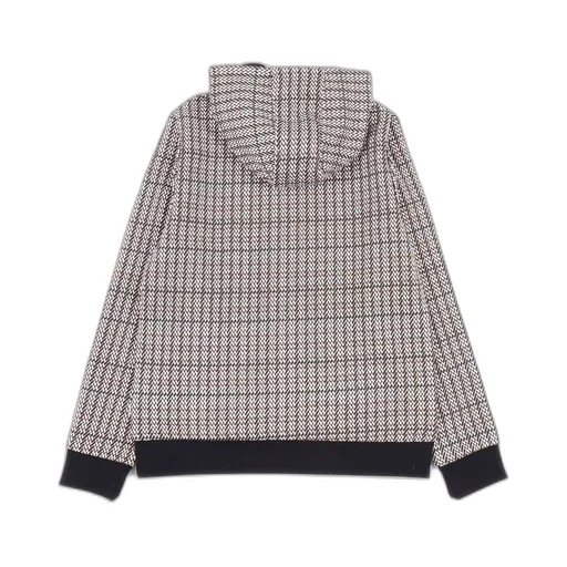 Hugo Boss Kids All-Over Pattern Logo-Embroidered Hoodie