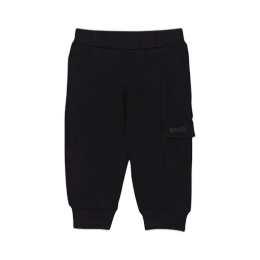 Hugo Boss Kids Logo Detail Cargo Pocket Sweatpants