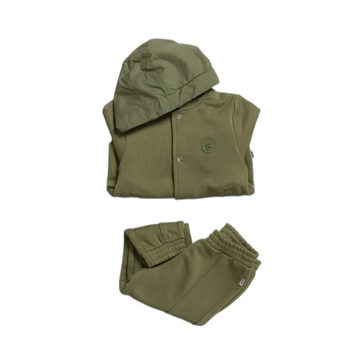 Hugo Boss Kids Buttoned Hooded Set
