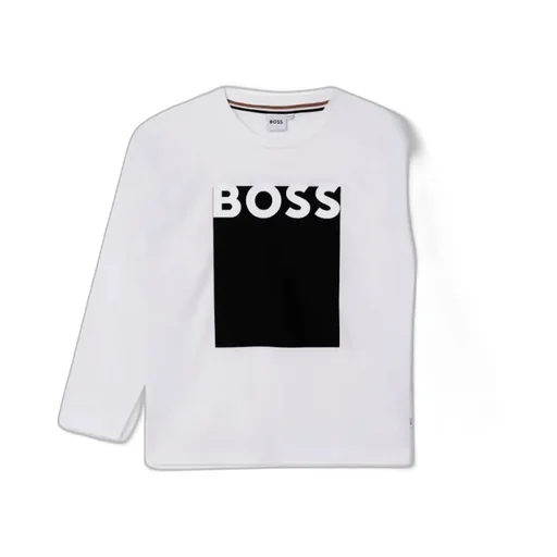 Hugo Boss Kids Logo Long-Sleeve T-Shirt
