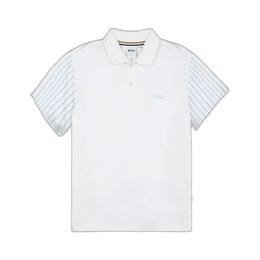 Hugo Boss Kids Stripe Detailed T-Shirt