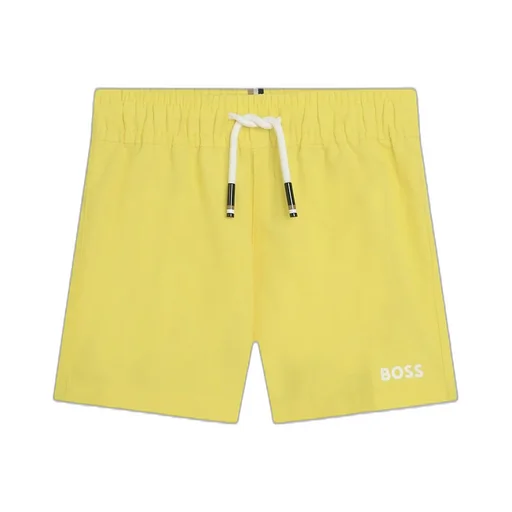 Hugo Boss Kids Drawstring Swim Trunks