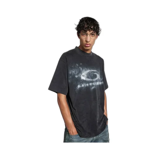 Washed Crayon Loop T-Shirt Medium Fit