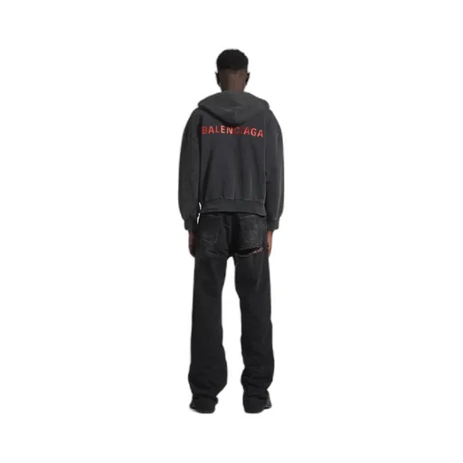 Back Zip-Up Hoodie Regular Fit
