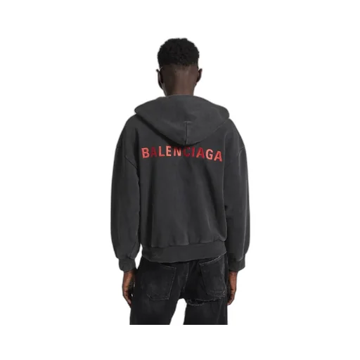 Back Zip-Up Hoodie Regular Fit