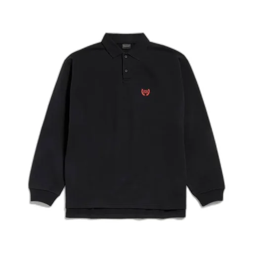 Laurel Classic Long Sleeve Oversized Polo