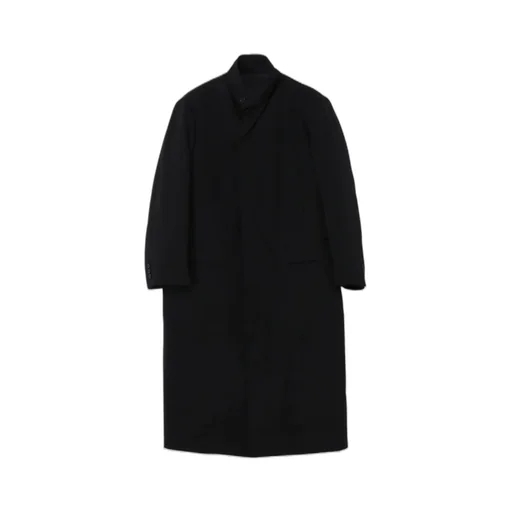 Wool Gabardine Stand Collar Jacket With Liner