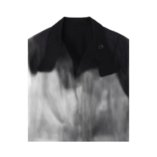 Wool Gabardine Stand Collar Jacket With Liner