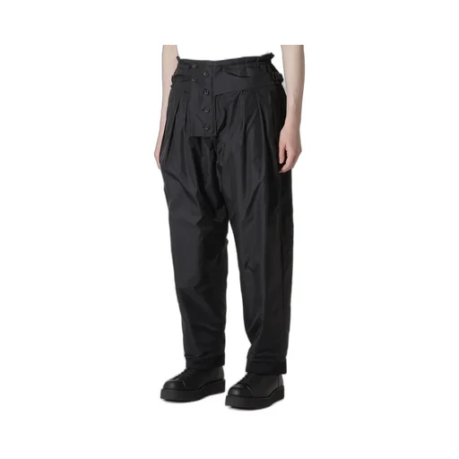 Wool Gabardine Outer Pocket Pants