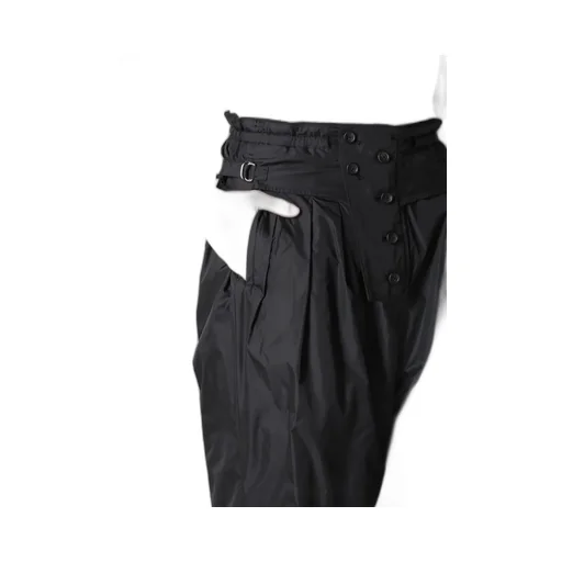 Wool Gabardine Outer Pocket Pants