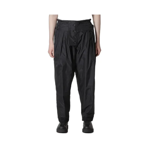 Wool Gabardine Outer Pocket Pants