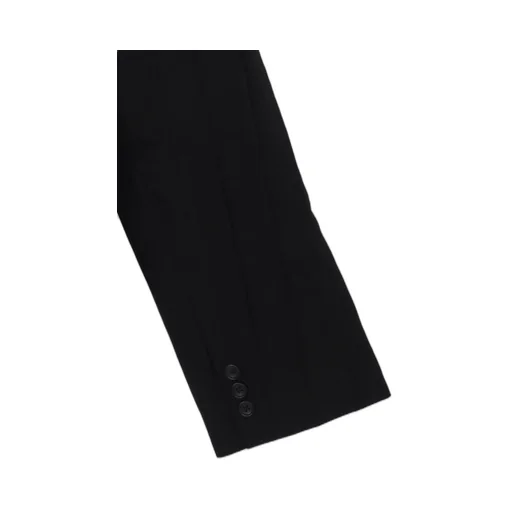 Wool Gabardine Tab Detail Paded Jacket