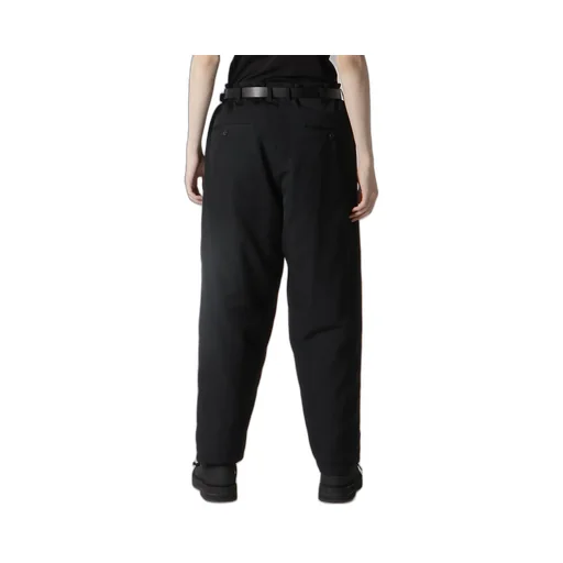 Wool Gabardine Hem String Pants With Nylon Liner