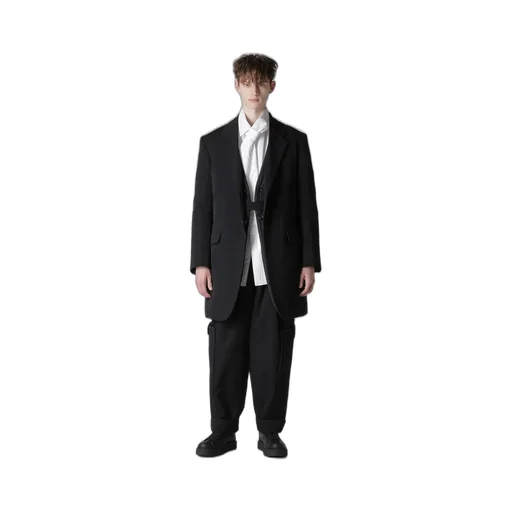 Wool Gabardine Reversible Jacket With Nylon Liner