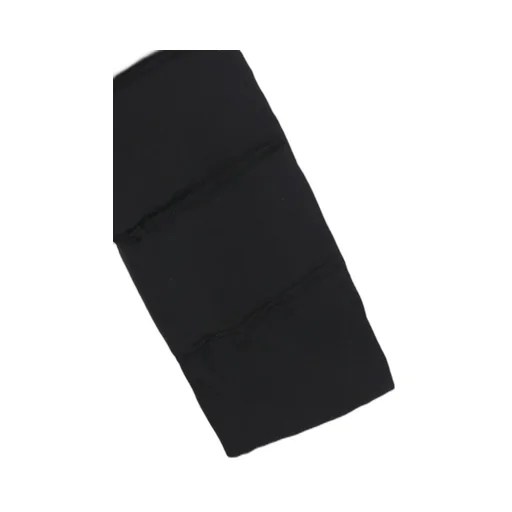 Wool Gabardine Horizontal Padded Long Jacket