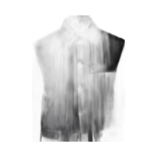 Wool Gabardine Tab Detail Paded Jacket