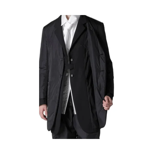 Wool Gabardine Reversible Jacket With Nylon Liner