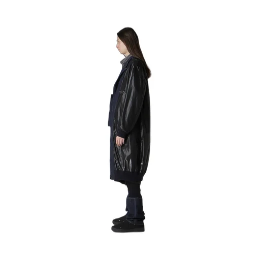 6Oz Denim Magic Wash Rib Combination Peaked Jacket