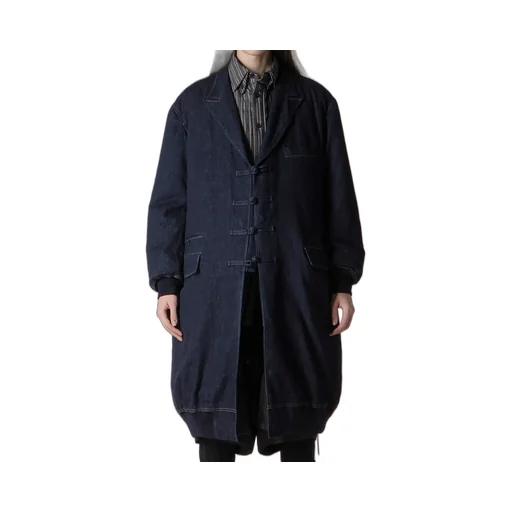 6Oz Denim Magic Wash Rib Combination Peaked Jacket