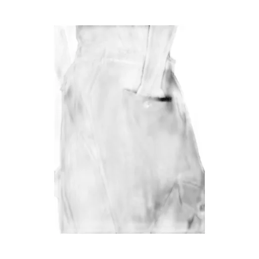 Wool Gabardine Pocket Detail Padded Pants