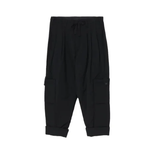 Wool Gabardine Outer Pocket Pants