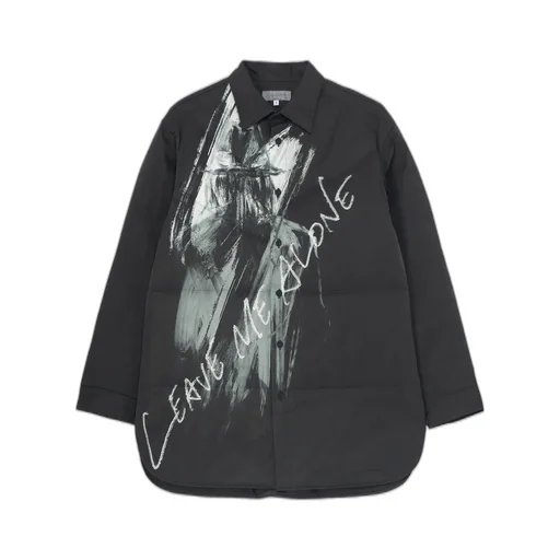 Y Message Printed Padded Blouse