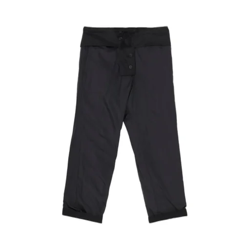 Wool Gabardine Side Padded Pants