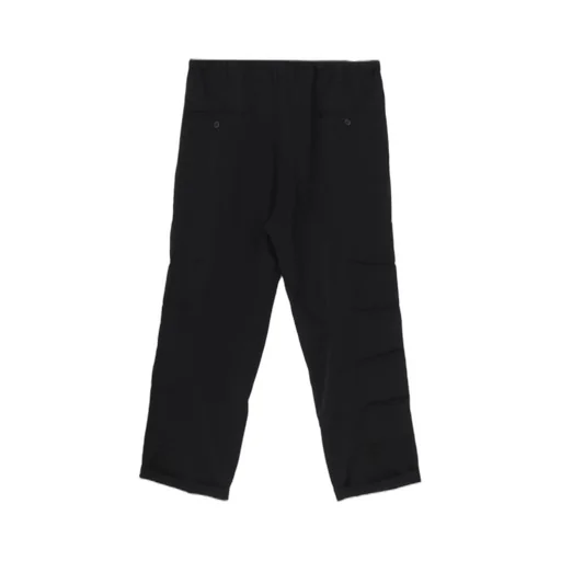 Wool Gabardine Side Padded Pants