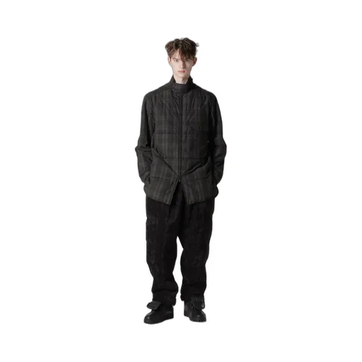 Madras Ink Plaid Cs Padded Blouse