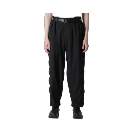 Wool Gabardine Side Padded Pants