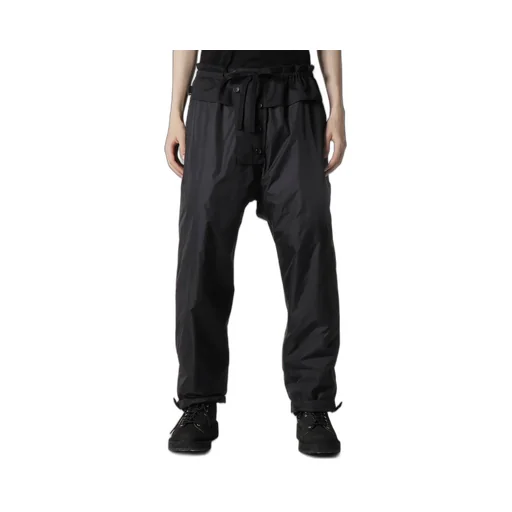 Wool Gabardine Pocket Detail Padded Pants