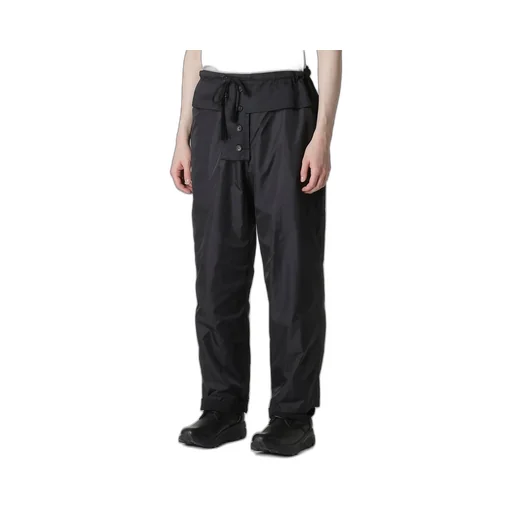 Wool Gabardine Side Padded Pants