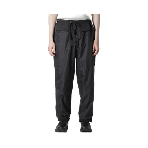 Wool Gabardine Side Padded Pants