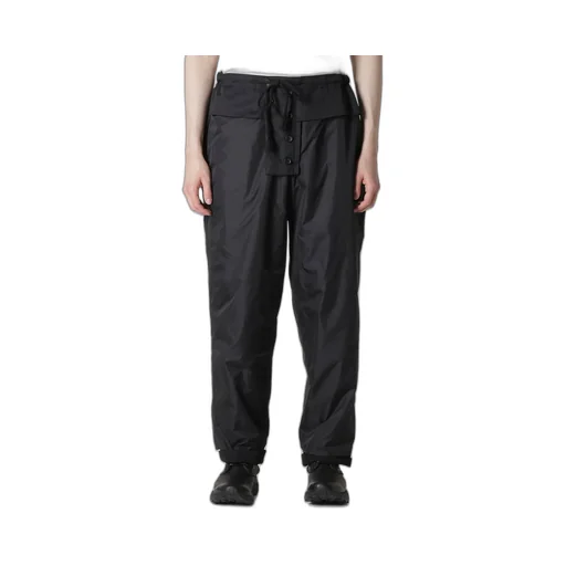 Wool Gabardine Side Padded Pants