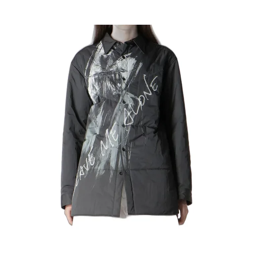 Y Message Printed Padded Blouse