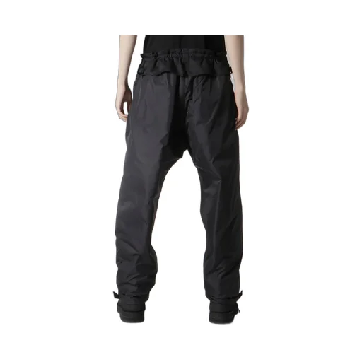 Wool Gabardine Pocket Detail Padded Pants