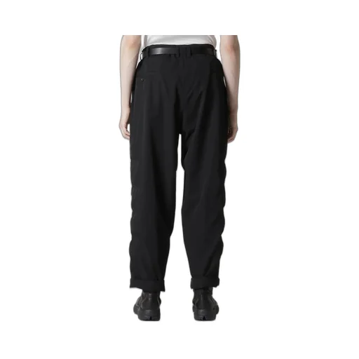 Wool Gabardine Side Padded Pants