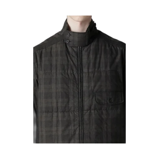 Madras Ink Plaid Cs Padded Blouse