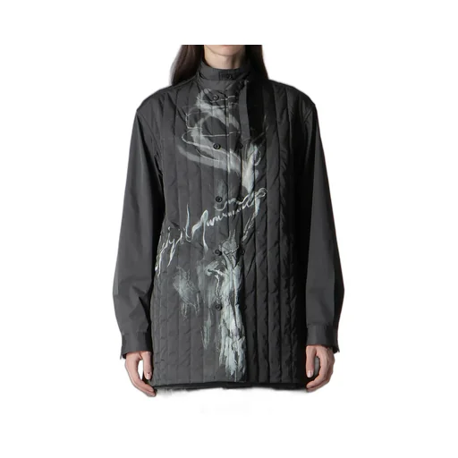 Tobacco Printed Padded Blouse