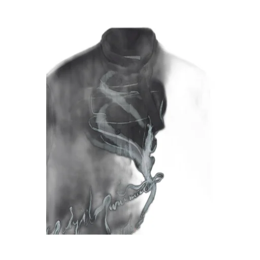 Tobacco Printed Padded Blouse