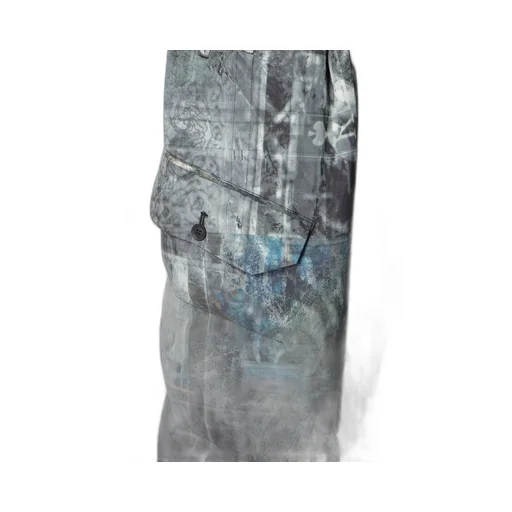 Diagonal Fpadded Printed Pants