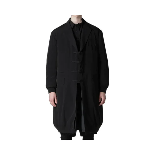 Ta Tuxedo Rib Combination Peaked Jacket