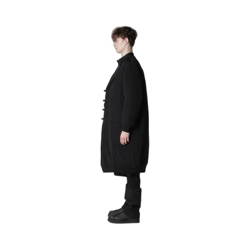 Ta Tuxedo Rib Combination Peaked Jacket