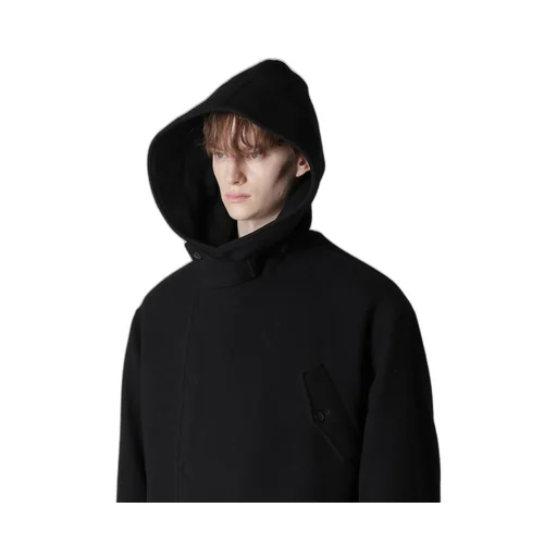 Airy Mosser Hooded Coat