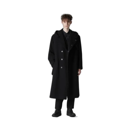Airy Mosser Hooded Coat