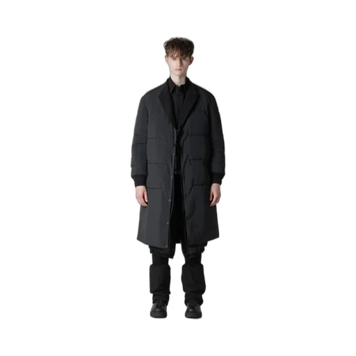 Ta Tuxedo Rib Combination Peaked Jacket